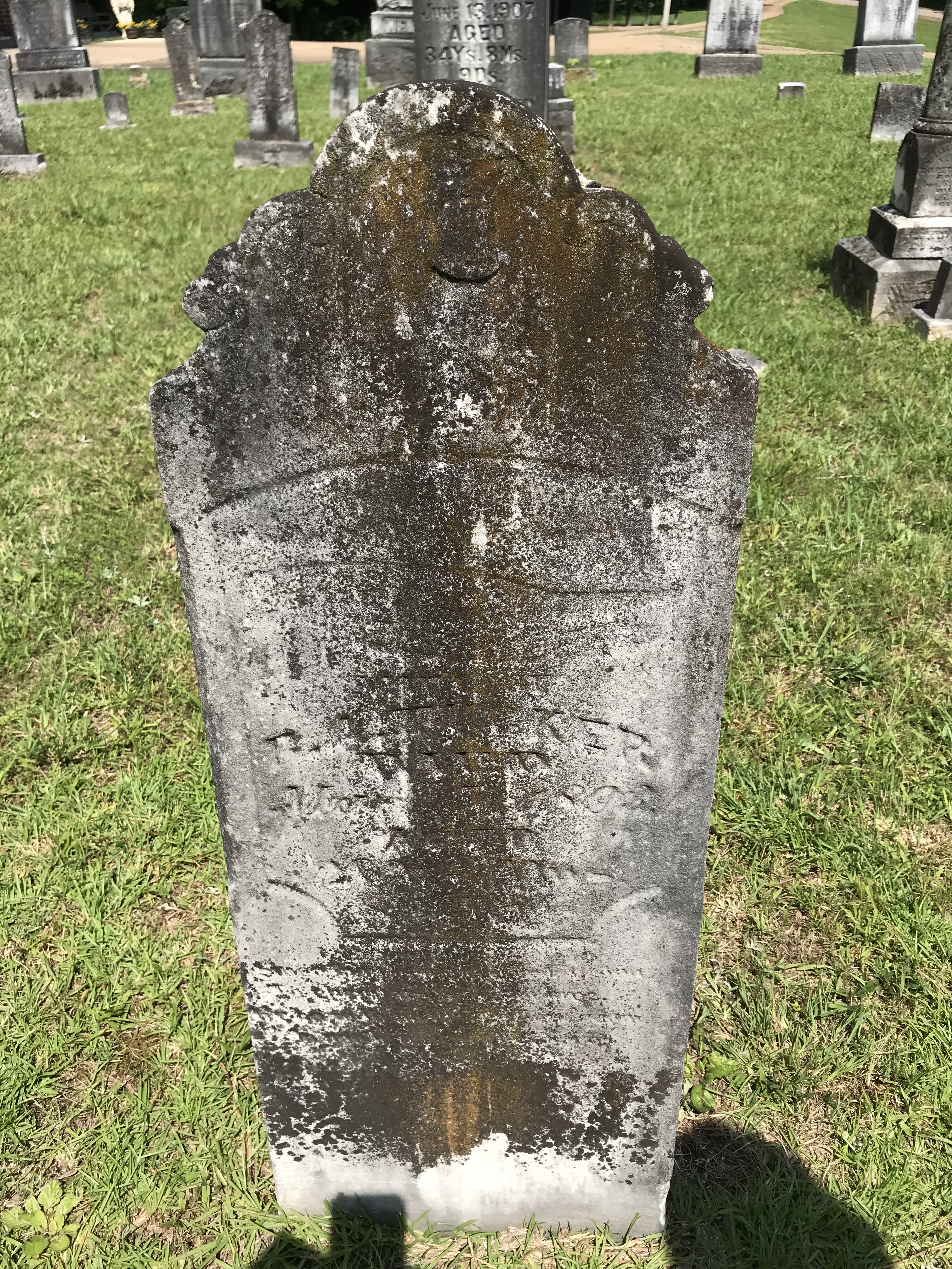 BA Tucker Grave Died 1903